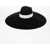 Balmain Large Felt Hat With Contrasting Band Black