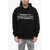 DSQUARED2 Brushed Cotton Canadian Village Hoodie Black