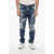 DSQUARED2 Cool Guy Fit Distressed Denims 17Cm Light Blue