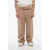 Jil Sander Pleated Belted Wool Pants Beige