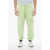 John Richmond Brushed Cotton Joggers With Embroidered Logo Green