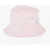 Balmain Jacaquard Bucket Hat With Monogrammed Motif Pink