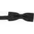 CORNELIANI Trend Herringbone Silk Bow Tie Black