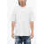 DSQUARED2 Football Fit Cotton Blend T-Shirt With Logo Patch White