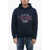 DSQUARED2 Brushed Cotton College League Hoodie Blue