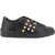 Valentino Garavani Rockstud Sneakers NERO/ANTIQUE BRASS/ANTIQUE SILVER