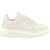 Alexander McQueen Leather Sneakers OFF WHITE