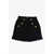 Balmain High-Waisted Shorts With Rear Zip Black