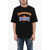 DSQUARED2 Crew Neck D2 Suburban Skater Fit Cotton T-Shirt Black