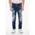 DSQUARED2 Distressed Cool Guy Denims With Dark Wash Blue