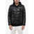 John Richmond Bulet Down Jacket With Embroidered Logo Black