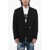 DSQUARED2 Stretch Wool Blazer With Utility Pockets Black