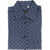 CORNELIANI Short-Sleeved Linen Shirt With Polka Dot Motif Blue