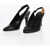 Balmain Leather Pumps With Slingbak 8 Cm Black