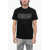 DSQUARED2 Cotton D2 Gothic Loose Fit T-Shirt With Rhinestones Black