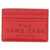 Marc Jacobs Card Holder With Logo RED