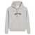 AMI Paris AMI Paris Logo Cotton Hoodie GREY