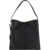 Alexander McQueen T-Bar Sling Shoulder Bag BLACK/SILVER