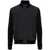 Herno Herno Nylon And Wool Bomber Jacket Black