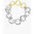 Jil Sander Enamelled Brass New Lightness Chain Bracelet Silver