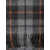 BEGG SCOTLAND BEGG SCOTLAND scarf VALE.ISAAC LT NATURAL ZEST Charcoal Orange