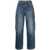 Stella McCartney Stella McCartney Cropped Cargo Jeans Navy