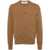 Comme des Garçons Comme Des Garçons Play Round--Neck Small Red Emblem Knit Clothing 3 BROWN