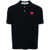 Comme des Garçons Comme Des Garçons Play Tshirt Red Emblem Knit Clothing 2 NAVY