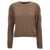 Rick Owens Rick Owens Moncler + Rick Owens 'Biker' Sweater BROWN