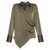 HELMUT LANG Helmut Lang Wrap Relax Shirt.Flu Clothing GREEN