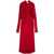 Lanvin Lanvin Draped Fitted Dress Clothing 361 CARMINE RED