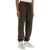 Fear Of God Essentials Dark Brown Cotton Sweatpants Modern Design BROWN