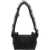 Self-Portrait Crystal Lace Shoulder Bag BLACK