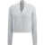 Fendi Silk Cardigan POWDER BLUE+OFF WHIT