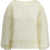 Fabiana Filippi Sweater with tulle BIANCO/ORO