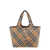 Burberry Canvas shoulder bag with Check motif N/A