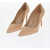 Stuart Weitzman Solid Color Suede Pumps Heel 9Cm Pink