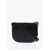 A.P.C. Solid Color Leather Betty Crossbody Bag Black