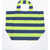 DANIELA GREGIS Awning Striped Linen Shpper Bag Yellow