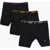 Nike Set Of 3 Solid Color Boxer With Contrasting Logo Black