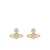 Vivienne Westwood Vivienne Westwood Grace Bas Relief Stud Earrings Gold