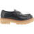 Prada Leather Loafers NERO