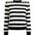 Balmain Striped Sweater NOIR/BLANC