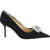 MACH & MACH Galaxy Satin Pumps BLACK