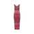 MISSONI BEACHWEAR Missoni Ribbed Knit Dress Red