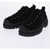 Jil Sander Suede Lace-Up Sneakers With Vibram Sole Black