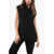 Jil Sander Sleeveless Shirt With Self-Tie Detailing Black