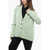 Jil Sander Cashmere-Blended Cardigan With Asymmeric Hem Green