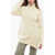 Jil Sander Turtleneck Sweater With Asymmetric Hem White