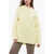 Jil Sander Dropped Shoulder Over Sweater With Asymmetric Hem Yellow